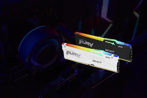 16 Go 5600 MT/s DDR5 CL40 DIMM FURY Beast RGB - Kingston - Mémoire - visuel 9