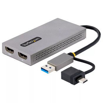 Achat Câble HDMI StarTech.com Adaptateur USB vers Double HDMI - USB A/C sur hello RSE