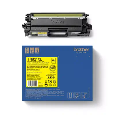 Brother TN-821XLY Cartouche de toner 1 pièce(s) Original Jaune - Toner - visuel 1