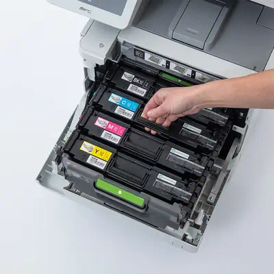 TN821XXLC Cartouche de toner originale très haute capacité Brother – Cyan - Toner - visuel 4