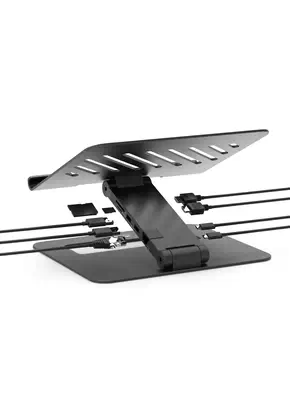 Station d’accueil USB-C 2 en 1 avec support pour ordinateur portable - Port Designs - Station d'accueil pour portable - visuel 5