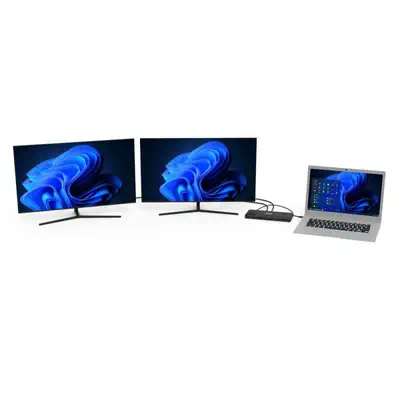 Port Designs 901910W-EU station d'accueil Avec fil USB 3.2 Gen 2 (3.1 Gen 2) Type-C Noir - Station d'accueil pour portable - visuel 6