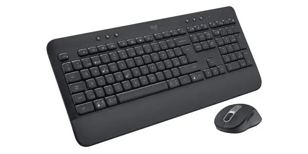 Logitech 920-010993 clavier Souris incluse Bureau Bluetooth QWERTZ Suisse Graphite - visuel 3