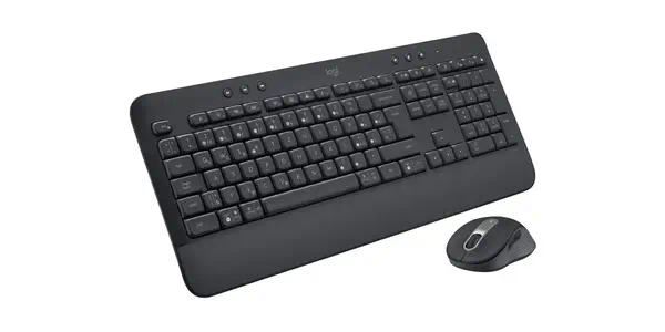 Logitech 920-011006 clavier Souris incluse Bureau Bluetooth QWERTZ Tchèque Graphite - Pack Clavier, souris - visuel 2