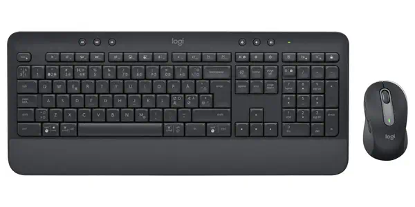 Logitech 920-011010 clavier Souris incluse Bureau Bluetooth QWERTY Nordique Graphite - Clavier - visuel 1