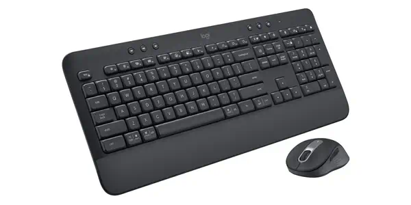Logitech 920-011004 clavier Souris incluse Bureau Bluetooth QWERTY US International Graphite - Clavier - visuel 1