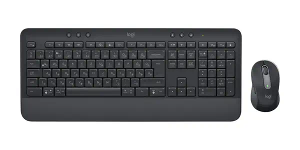 Logitech 920-011008 clavier Souris incluse Bureau Bluetooth QWERTZ Hongrois Graphite - Pack Clavier, souris - visuel 2