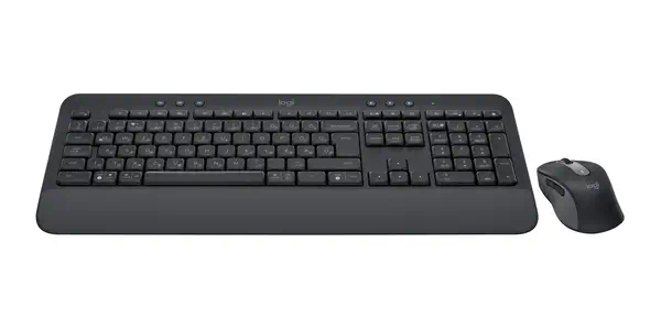 Logitech 920-011008 clavier Souris incluse Bureau Bluetooth QWERTZ Hongrois Graphite - Pack Clavier, souris - visuel 1