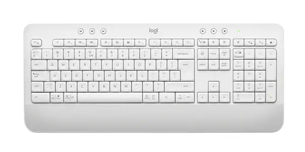 Logitech 920-011032 clavier Souris incluse Bureau Bluetooth QWERTY US International Blanc - visuel 4