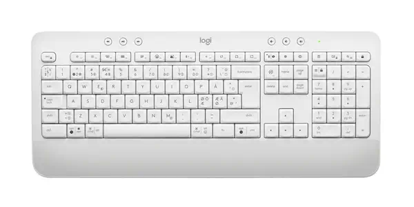 Logitech 920-011038 clavier Souris incluse Bureau Bluetooth QWERTY Nordique Blanc - visuel 4