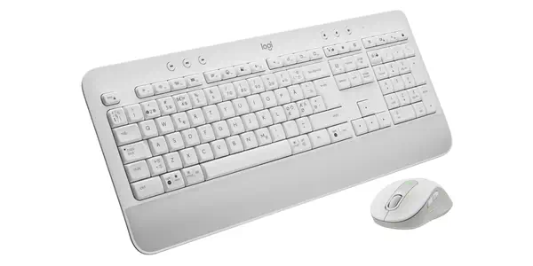 Logitech 920-011038 clavier Souris incluse Bureau Bluetooth QWERTY Nordique Blanc - visuel 3