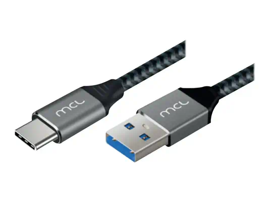 MCL Cable Type C Male / Type A USB 3.0 Male braided 5Gb - Câble USB - visuel 1