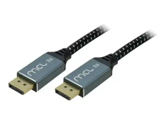 MCL DisplayPort mesh cable 8K/1.4 male / male - 2m - Câble pour Affichage - visuel 1