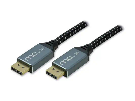 MCL DisplayPort mesh cable 8K/1.4 male / male - 3m - Câble pour Affichage - visuel 1