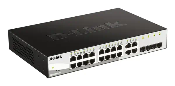 D-Link DGS-1210-20 Géré L2 Gigabit Ethernet (10/100/1000) 1U D-Link - visuel 1 - hello RSE - Découverte et notification
