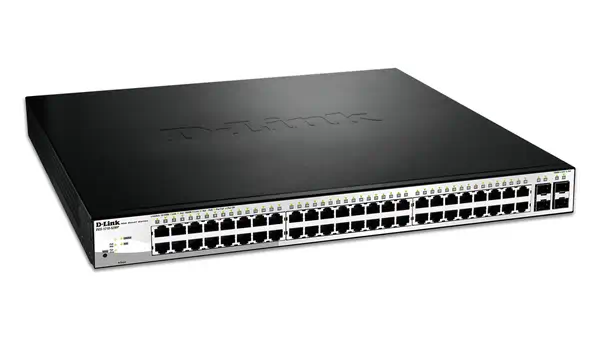 D-Link DGS-1210-52MP Géré L2 Gigabit Ethernet (10/100/1000) Connexion Ethernet, supportant l'aliment - Switchs et Hubs - visuel 1