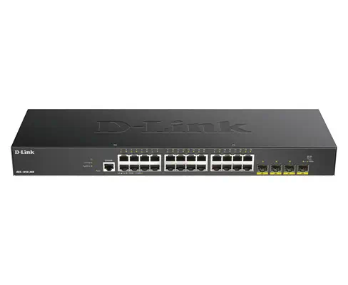 D-Link DGS-1250-28X Géré L3 Gigabit Ethernet (10/100/1000) Noir - Switchs et Hubs - visuel 1