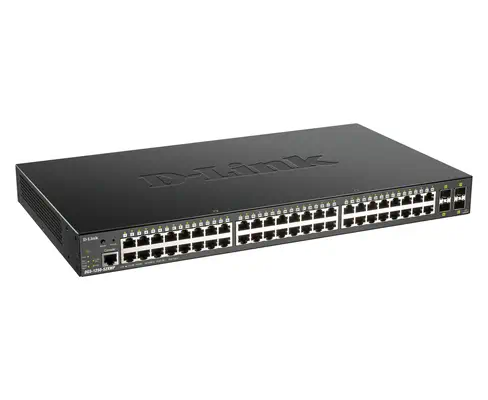D-Link DGS-1250-52XMP Géré L3 Connexion Ethernet, supportant l'alimentation D-Link - visuel 1 - hello RSE - Ouvrir la voie avec la connectivité 10 Gigabit abordable
