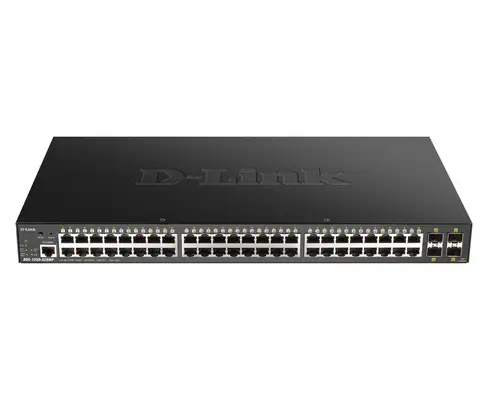 D-Link DGS-1250-52XMP Géré L3 Connexion Ethernet, supportant l'alimentation D-Link - visuel 1 - hello RSE - Connexions 10G