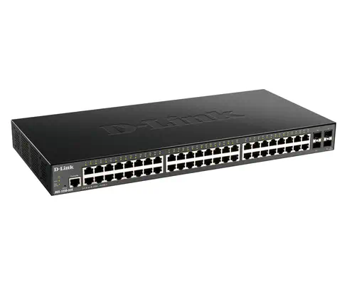 D-Link DGS-1250-52X Géré L3 Gigabit Ethernet (10/100/1000) Noir - Switchs et Hubs - visuel 2