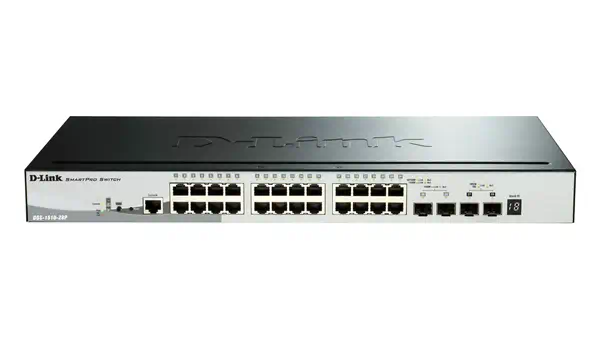 Revendeur officiel D-LINK 28-Port Smart Managed PoE Gigabit Stack Switch 2x