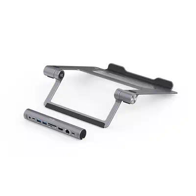 Cooling Pad for notebooks (up-to 15.6”) with USB-C Docking Station (Power Delivery 100 W) - I-Tec - Station d'accueil pour portable - visuel 1