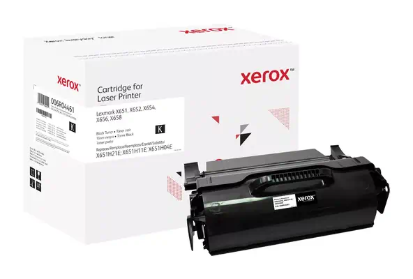 Xerox Toner Everyday Noir compatible avec Lexmark X651H21E; X651H11E; X651H04E, Grande capacité - visuel 1