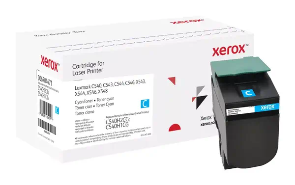 Xerox Toner Everyday Cyan compatible avec Lexmark C540H2CG; C540H1CG, Grande capacité - visuel 1