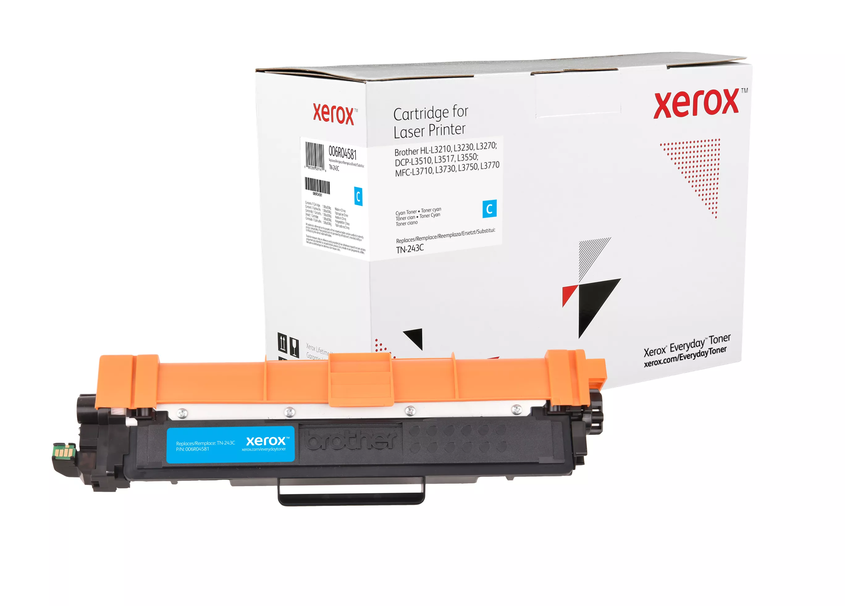 Revendeur officiel Toner Cyan Everyday™ de Xerox compatible avec Brother TN