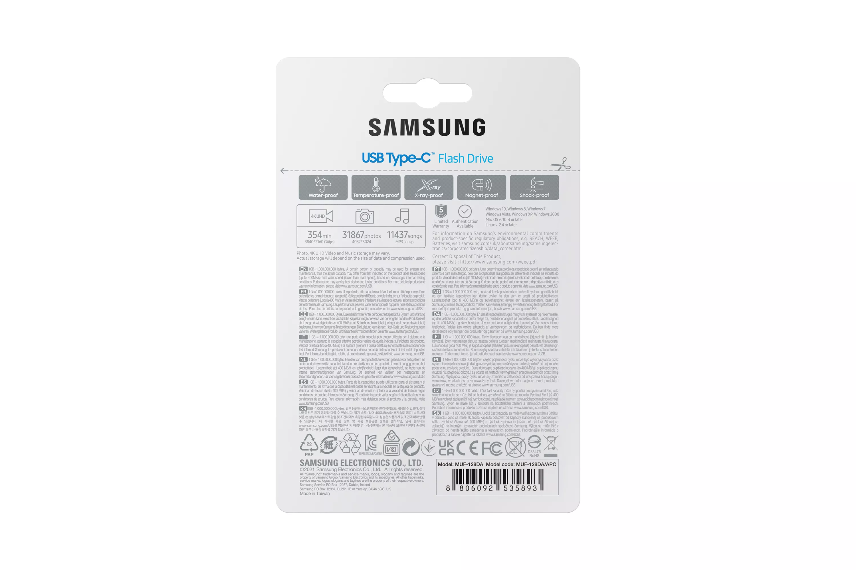 Vente SAMSUNG USB Type-C 128Go 400Mo/s USB 3.1 Flash Samsung au meilleur prix - visuel 10