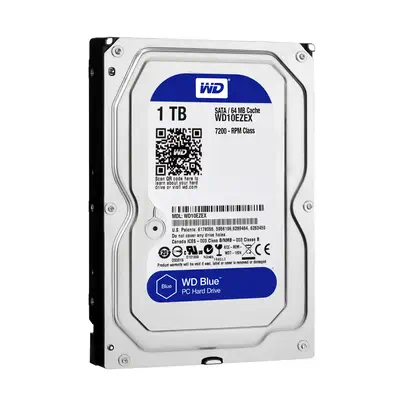 Western Digital Blue disque dur 1 To 7200 tr/min 64 Mo 3.5" Série ATA III - Disque dur Interne - visuel 2