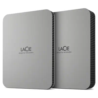 LaCie Mobile Drive (2022) disque dur externe 2 To 2.5" USB Type-C 3.2 Gen 1 (3.1 Gen 1) Argent - Disque dur Externe - visuel 1