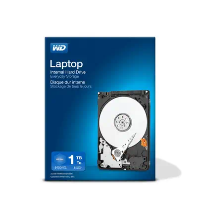 Western Digital Laptop Everyday disque dur 1 To 5400 tr/min 8 Mo 2.5" Série ATA II - Disque dur Interne - visuel 2