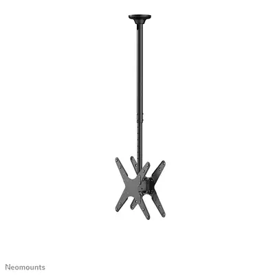 Neomounts FPMA-C340DBLACK Support de plafond pour écran de 32-75" - h106-156 cm - Support Fixe & Mobile - visuel 4