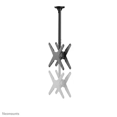 Neomounts FPMA-C340DBLACK Support de plafond pour écran de 32-75" - h106-156 cm - Support Fixe & Mobile - visuel 3