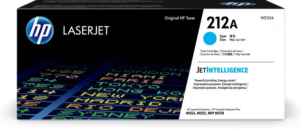 Cartouche de toner cyan HP 212A LaserJet authentique HP - visuel 1 - hello RSE - Conçus pour une fiabilité de pointe.
