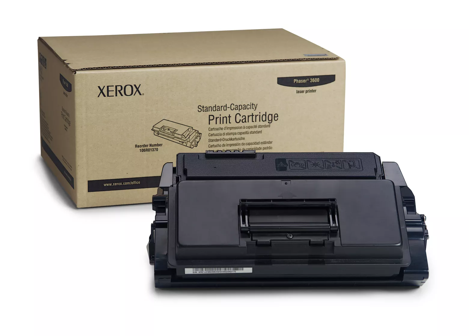 Vente XEROX PHASER 3600 cartouche de toner noir capacité au meilleur prix