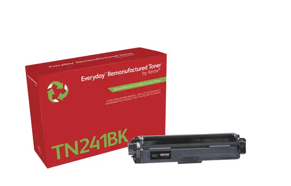 Toner remanufacturé Noir Everyday™ de Xerox compatible avec Brother TN241BK, Capacité standard - visuel 1