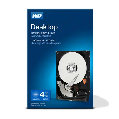 Western Digital Desktop Everyday disque dur 4 To Western Digital - visuel 1 - hello RSE - Transférez des fichiers à une vitesse incroyable