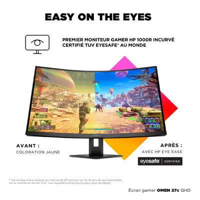 HP OMEN 27c écran plat de PC 68,6 HP - visuel 1 - hello RSE - Éblouissez vos adversaires