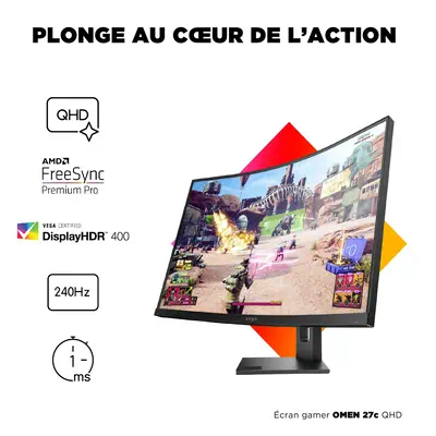 HP OMEN 27c écran plat de PC 68,6 HP - visuel 1 - hello RSE - Réactivité garantie