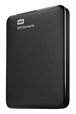 Western Digital Elements Portable disque dur externe 4 To 2.5" USB 3.2 Gen 1 (3.1 Gen 1) Noir - Disque dur Externe - visuel 1