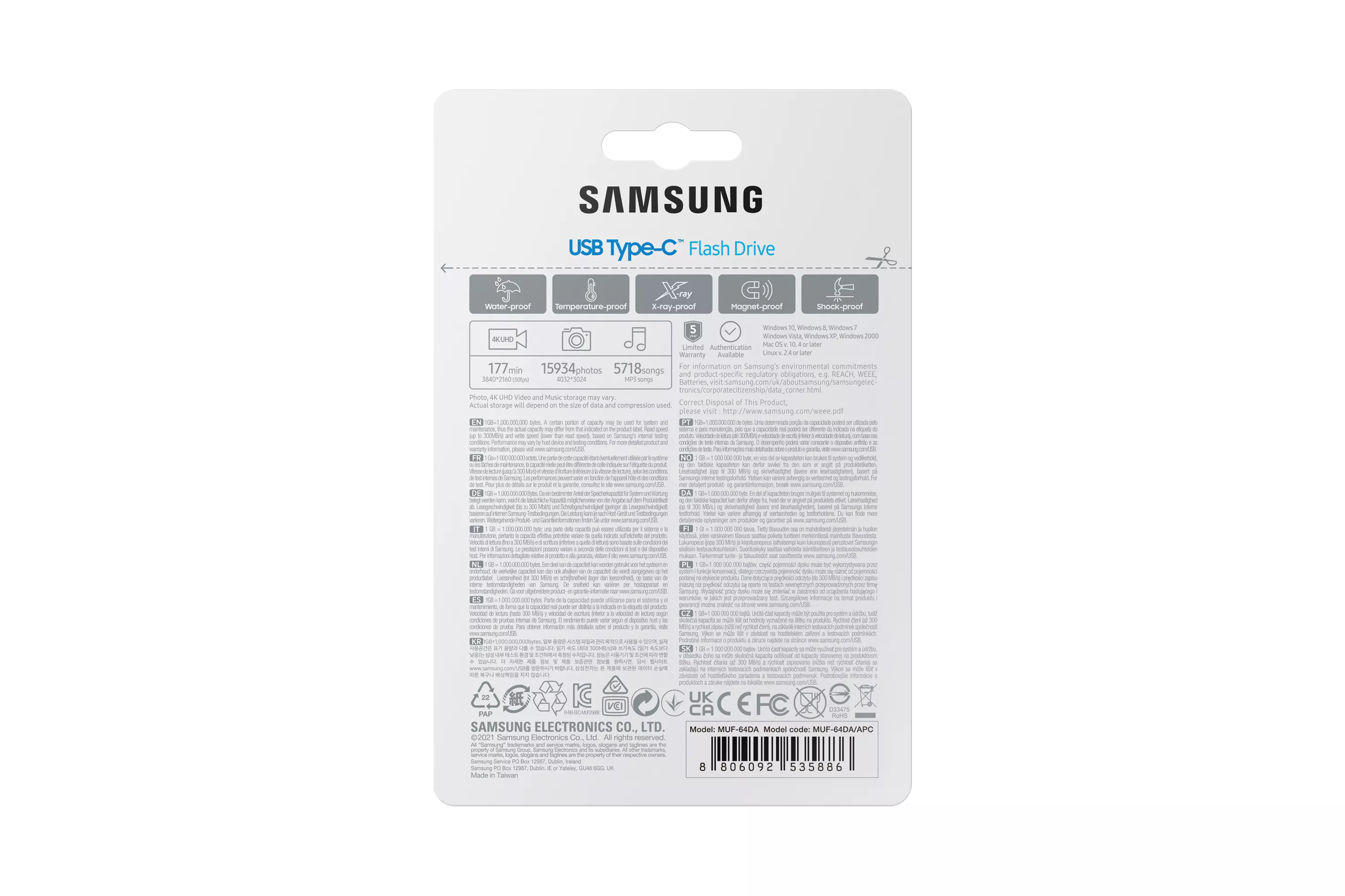 Vente SAMSUNG USB Type-C 64Go 300Mo/s USB 3.1 Flash Samsung au meilleur prix - visuel 10