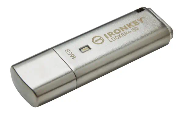 16 Go IKLP50 AES USB, w/256bit Encryption Kingston - visuel 1 - hello RSE - Option multi-mot de passe (administrateur et utilisateur) avec modes complexe/phrase secrète