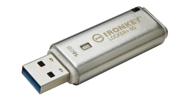 16 Go IKLP50 AES USB, w/256bit Encryption Kingston - visuel 1 - hello RSE - Mode phrase secrète