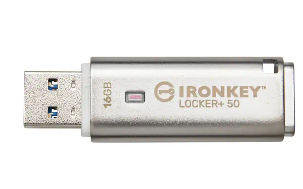 16 Go IKLP50 AES USB, w/256bit Encryption Kingston - visuel 1 - hello RSE - Sauvegarde automatique sur espace cloud personnel