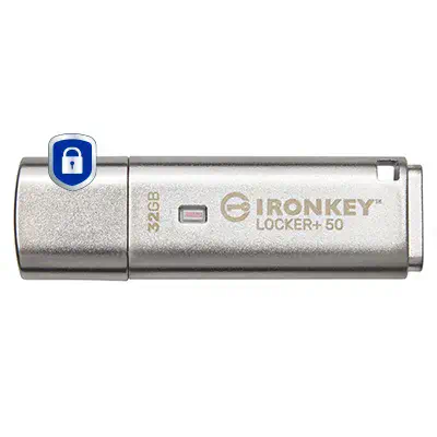 32 Go IKLP50 AES USB, w/256bit Encryption - Kingston - Adaptateur stockage - visuel 4