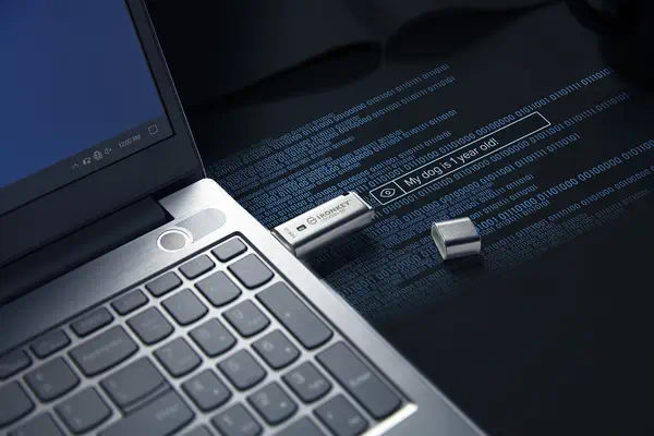 128 Go IKLP50 AES USB, w/256bit Encryption - Kingston - Adaptateur stockage - visuel 8