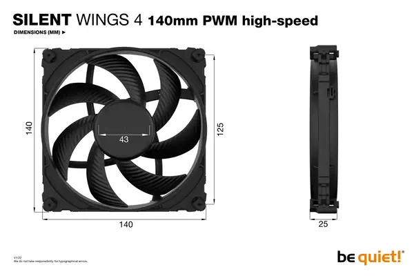 be quiet! Silent Wings 4 140 mm PWM | Ventilateur PC high - Refroidissement PC - visuel 2