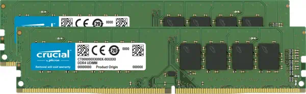 Crucial CT2K16G4DFRA32A module de mémoire 32 Go 2 x 16 Go DDR4 3200 MHz - Mémoire - visuel 1